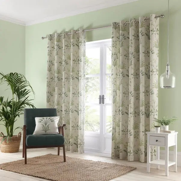Florentina Eyelet Curtains Dunelm
