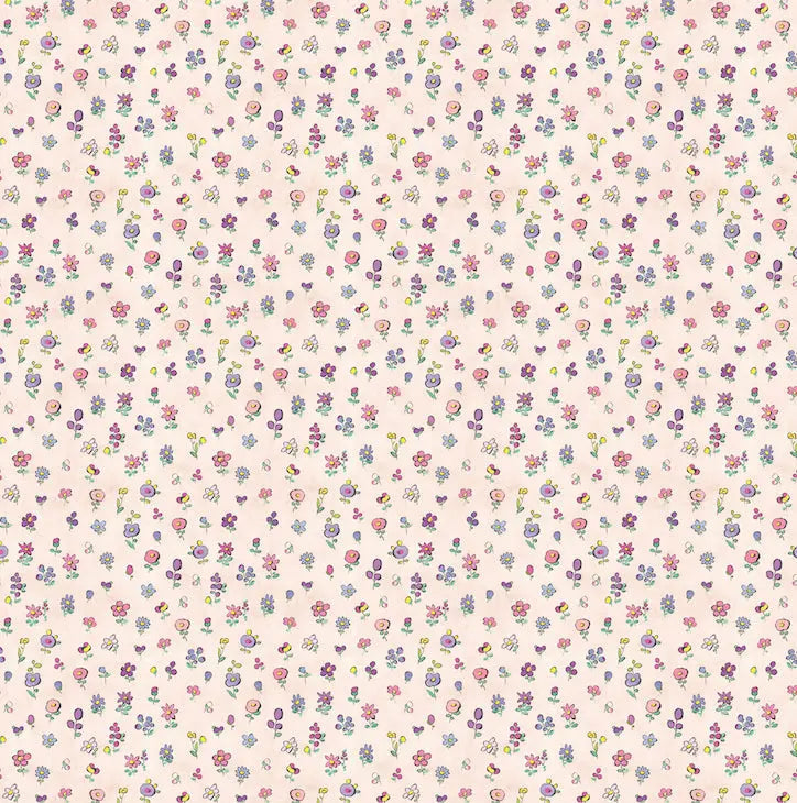 Flower Power - Rainbow - Wallpaper Print Sisters