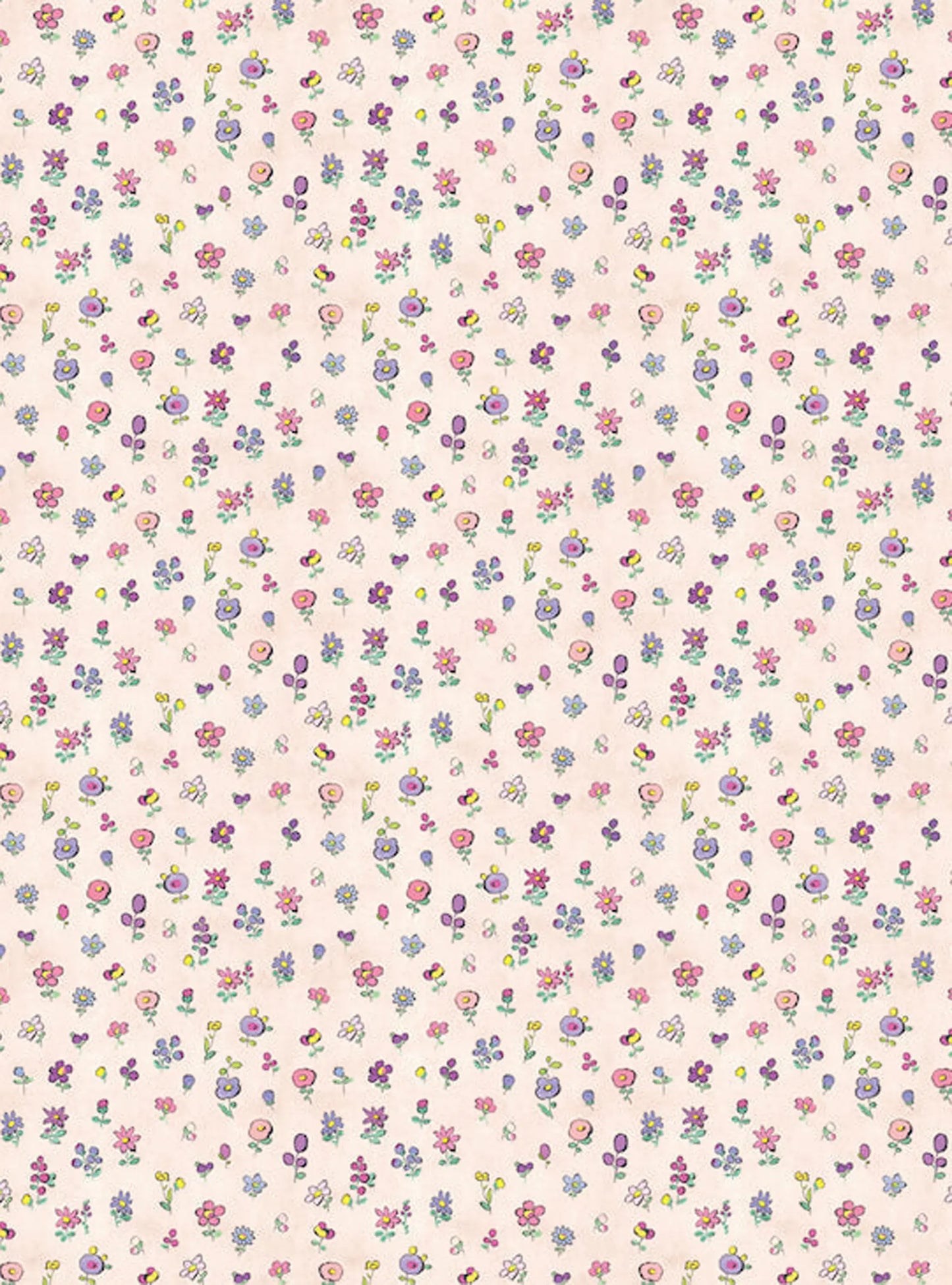 Flower Power - Rainbow - Wallpaper Print~Sisters