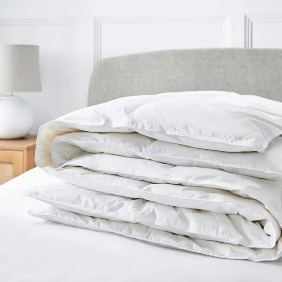 Fogarty Anti-Allergy White Goose Feather and Down 15 Tog Winter Duvet Dunelm
