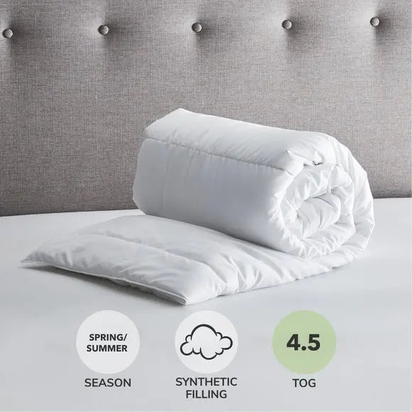 Fogarty Cool Duvet Anti-Allergy 4.5 Tog Summer Duvet Dunelm