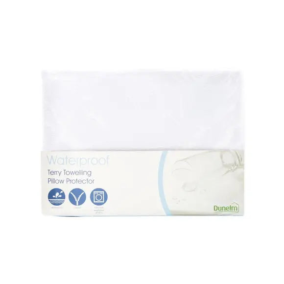 Fogarty Terry Towelling Waterproof Pillow Protector Dunelm