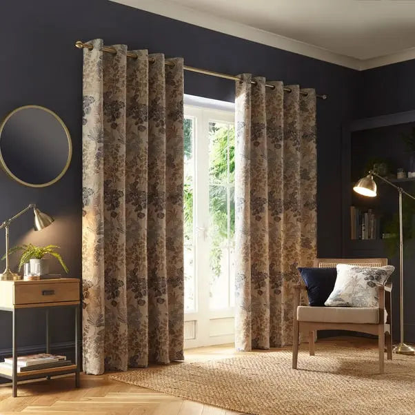 Folk Tree Eyelet Curtains Dunelm