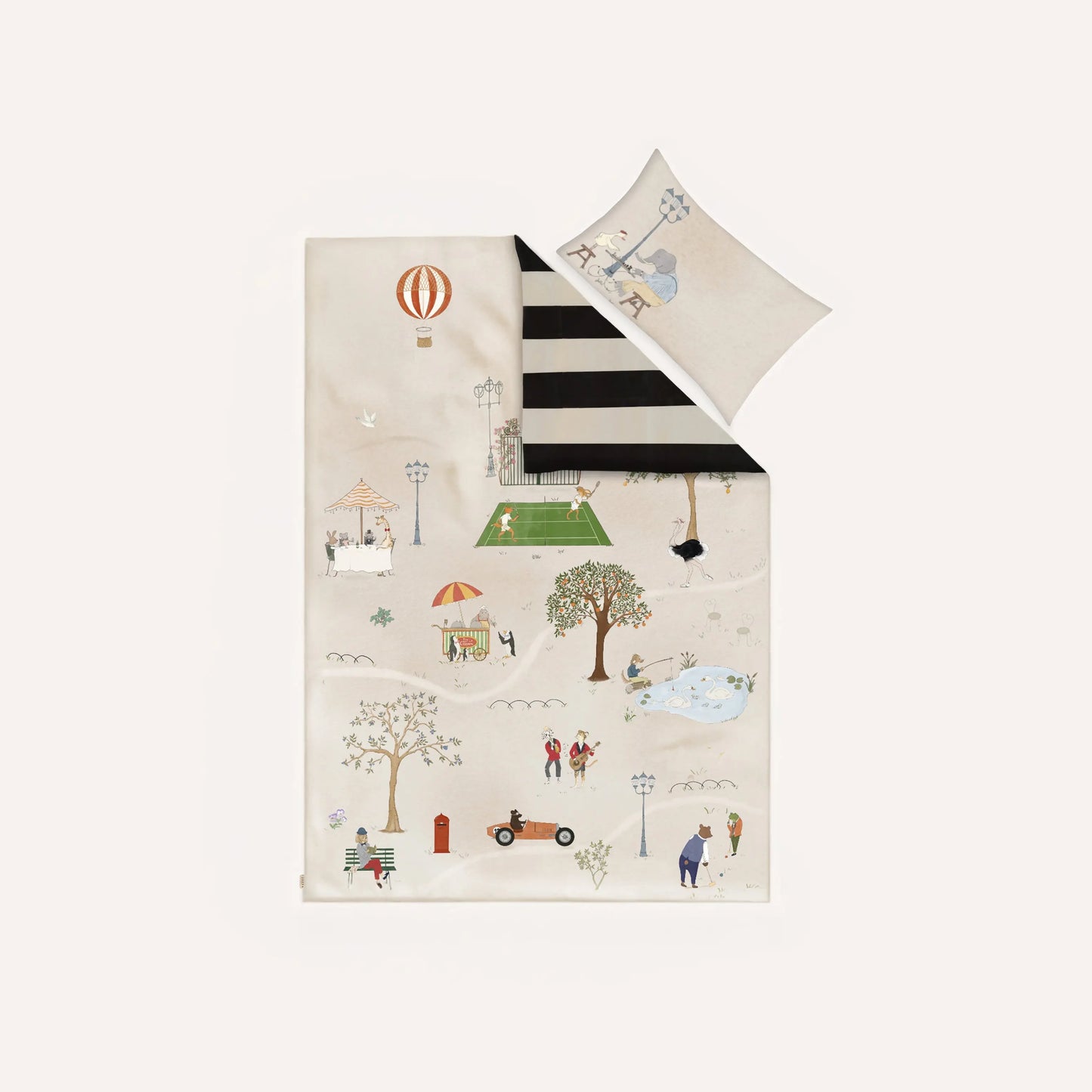 Follies in the Park - Reversible Beding Bundle Sukun: Luxurious bedding and homeware.