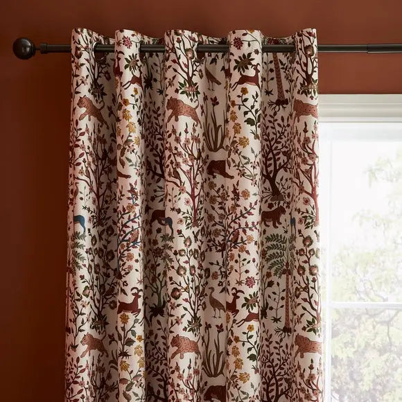 Forest Animals Blackout Eyelet Curtains Dunelm