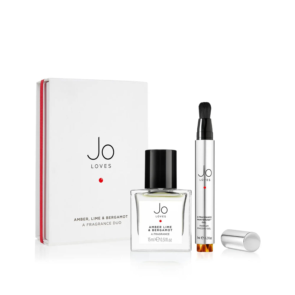 Fragrance Duo: Amber, Lime & Bergamot (15ml + 7ml) Jo Loves