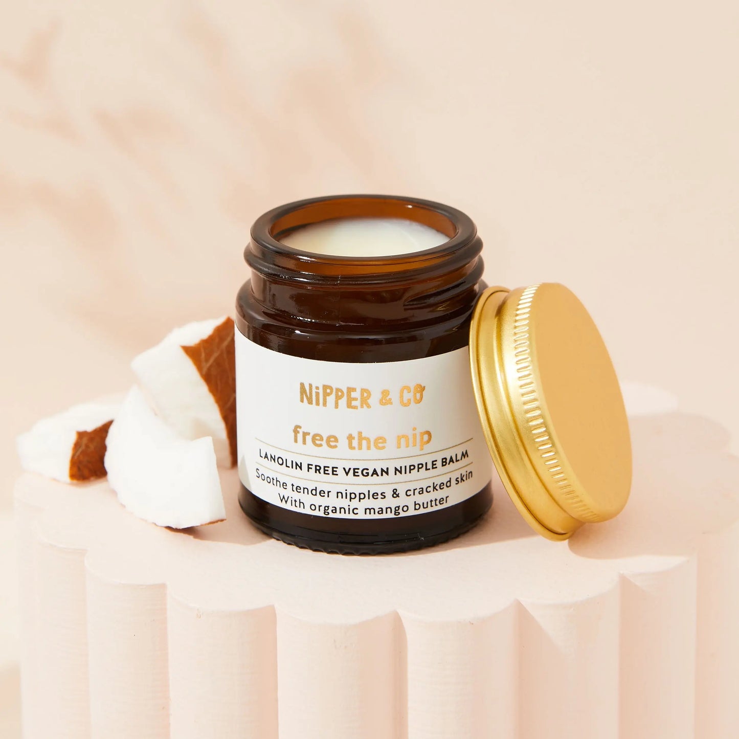 Free The Nip, Lanolin Free Vegan Nipple Balm for nursing Mums NipperAndCo