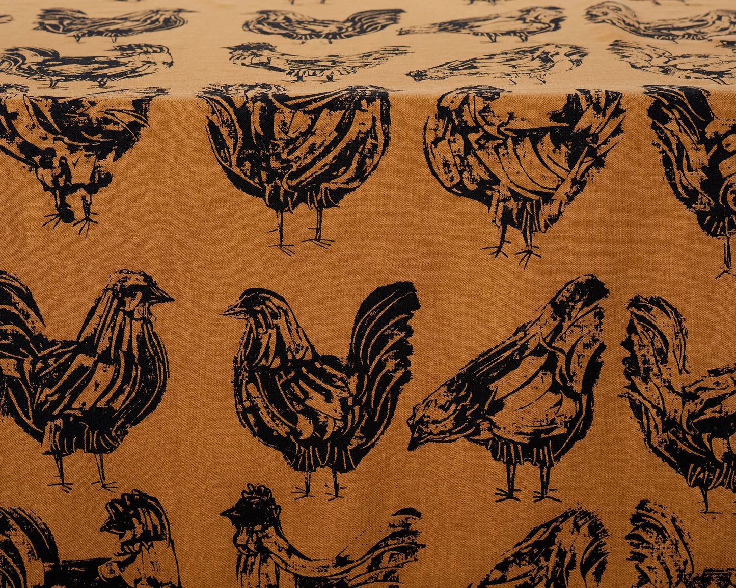 French Hen Cushion | Creme Brulee Stoff Studios