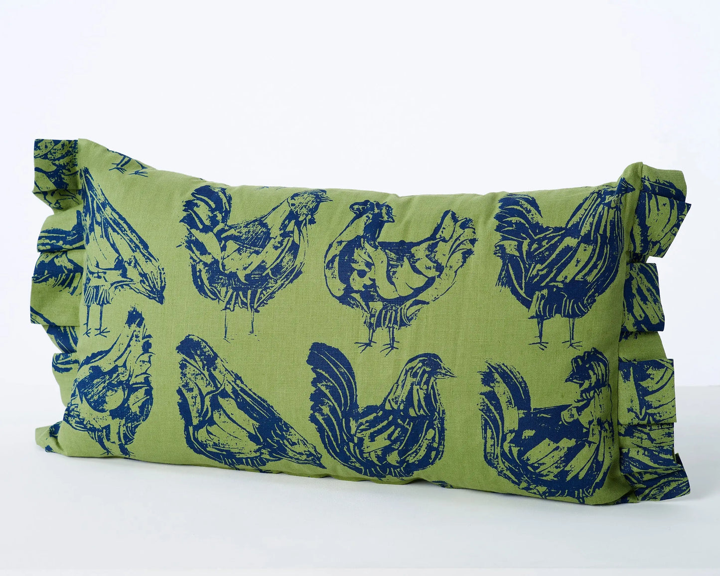 French Hen Cushion | Green Stoff Studios