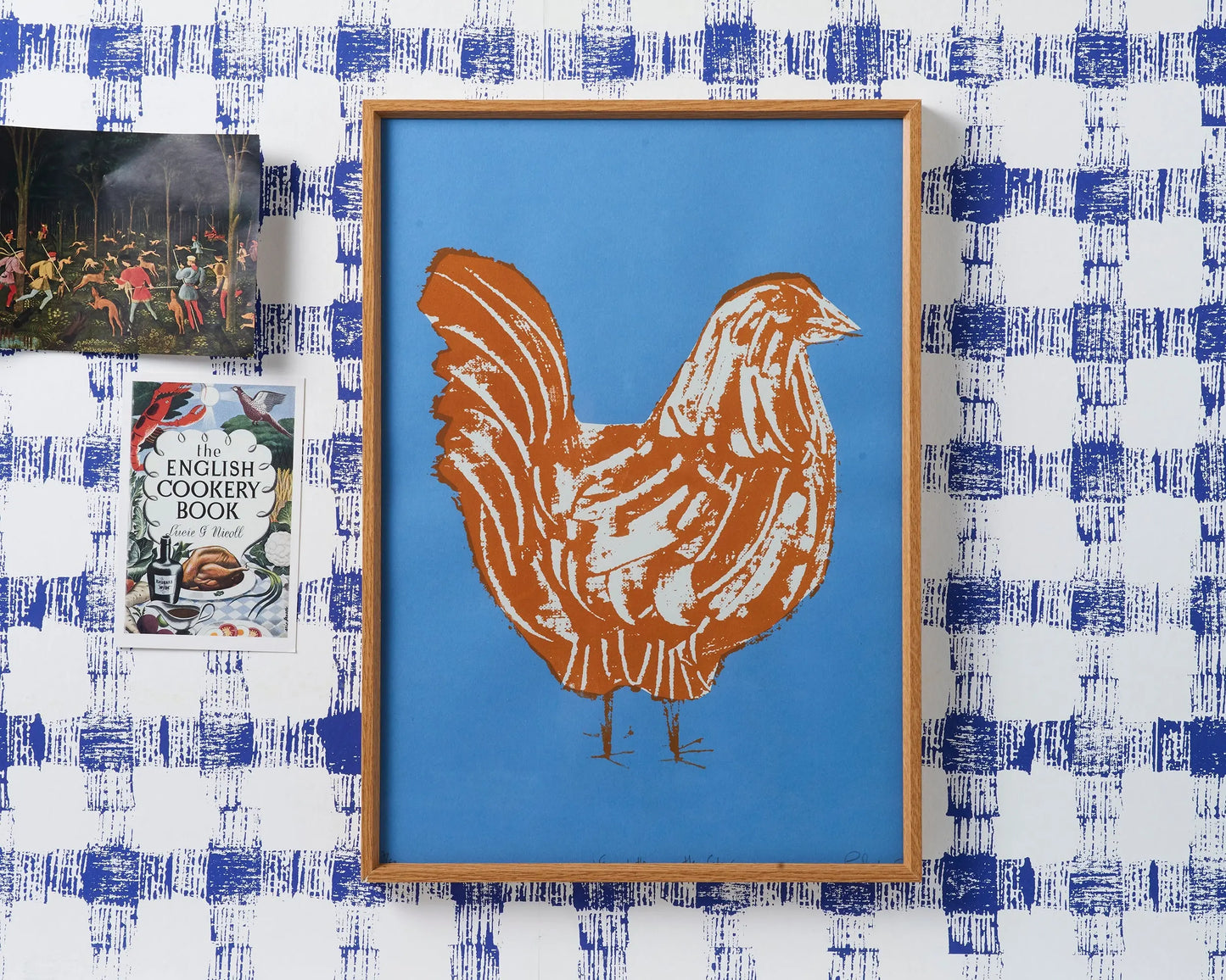 French Hen Print  | Hen Colour Stoff Studios