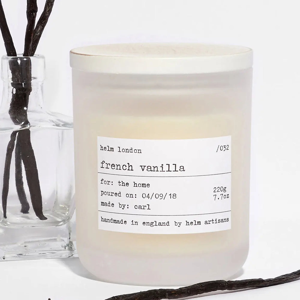 French Vanilla Luxury Candle Helm London