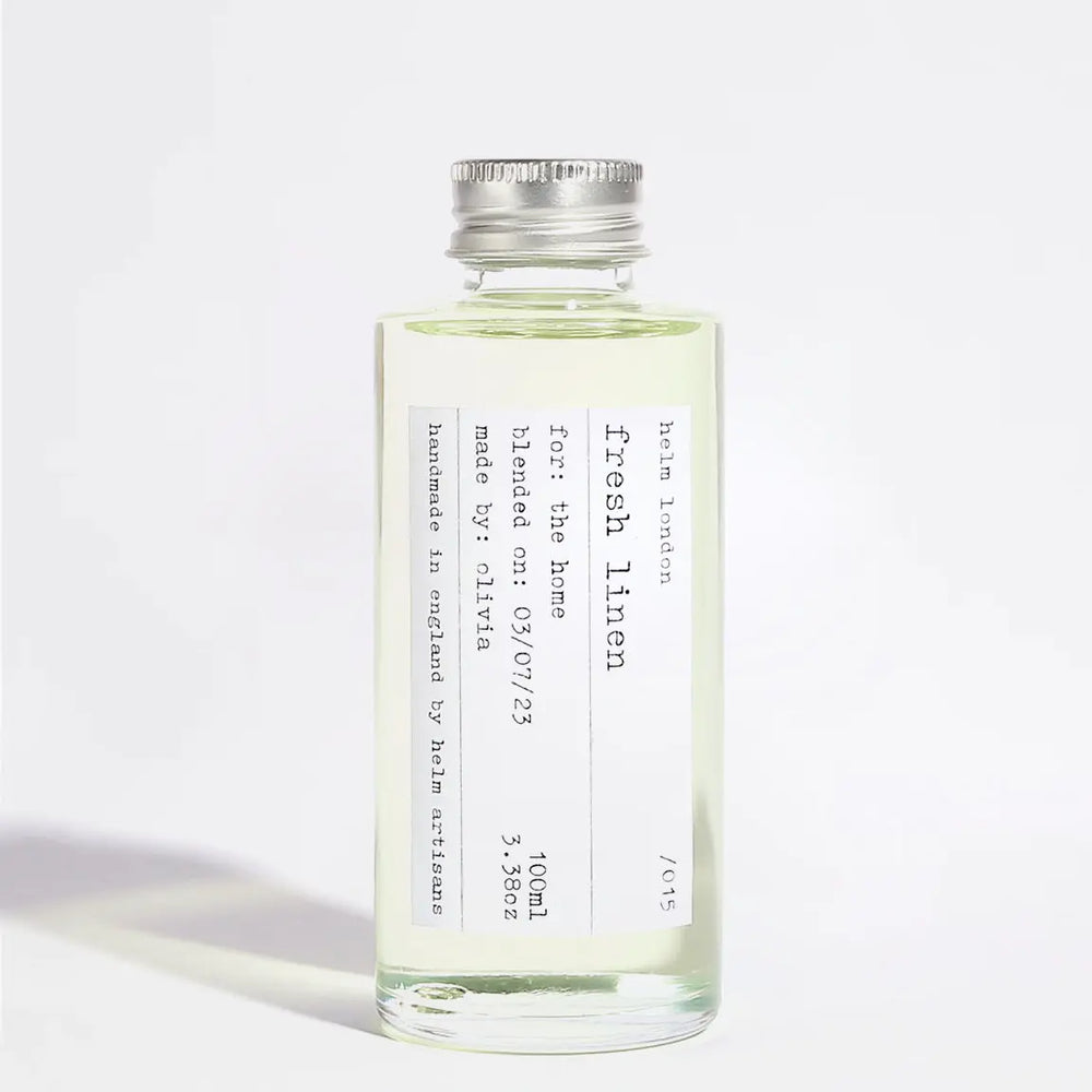 Fresh Linen Reed Diffuser - 100ml Refill Helm London