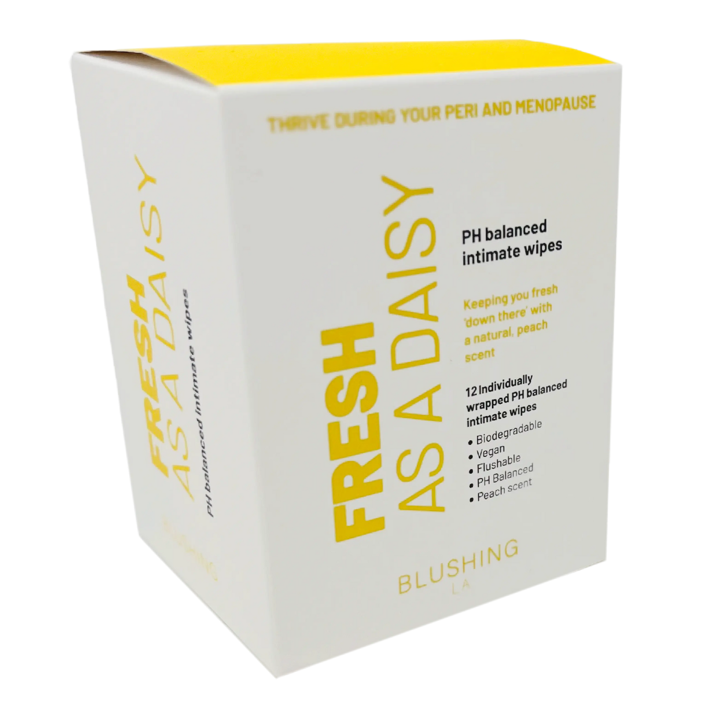 Fresh as a Daisy – 10 Individual PH Balanced Intimate Wipes BlushingLA