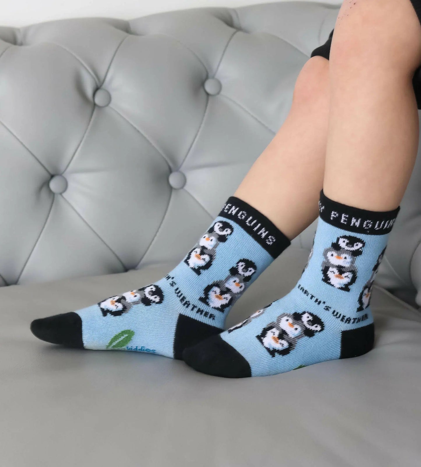 Friendly Penguins Organic Cotton Kids Socks Eco Kiddies