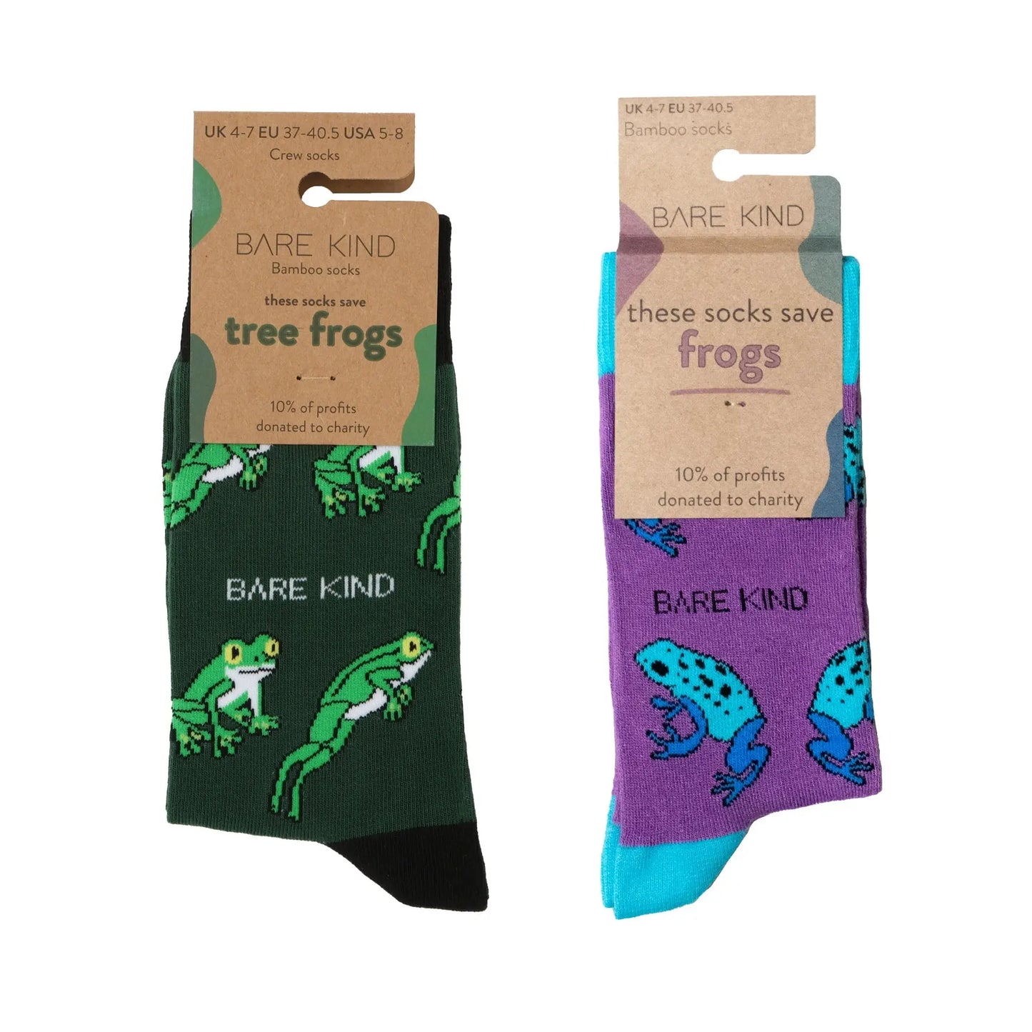 Frog 2 Pack Bamboo Sock Set Bare Kind