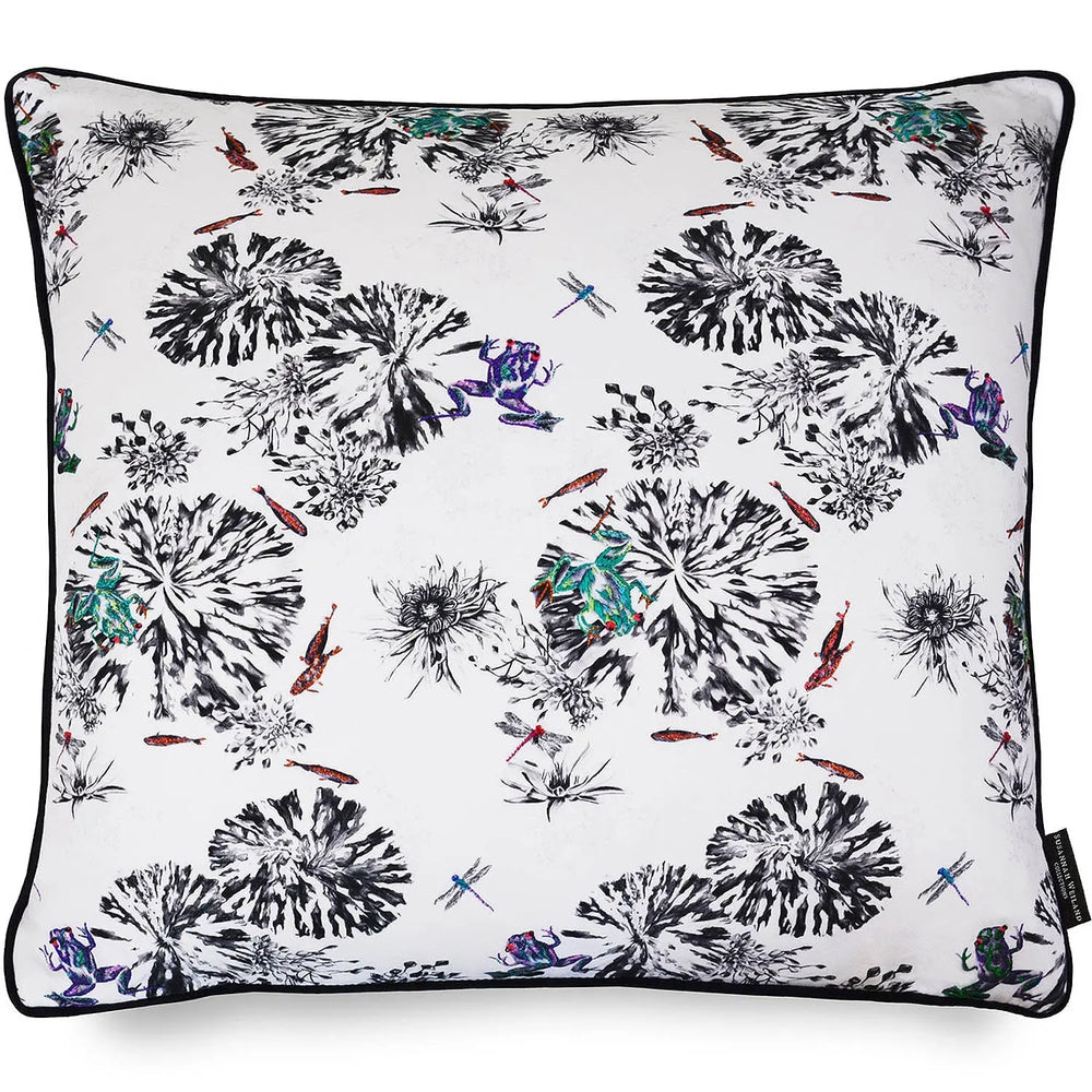 Frog Cushion Hand Embroidered - Multi Susannah Weiland Collections