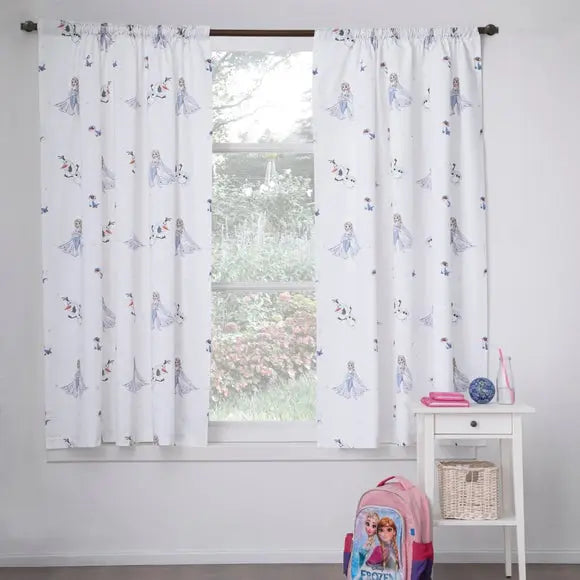 Frozen Slot Top Curtains Dunelm