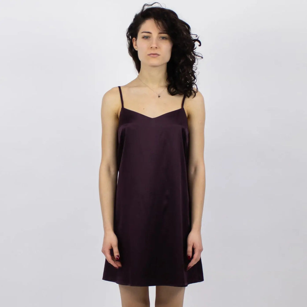 Fudge Silk Slip Dress The Lady NOKAYA