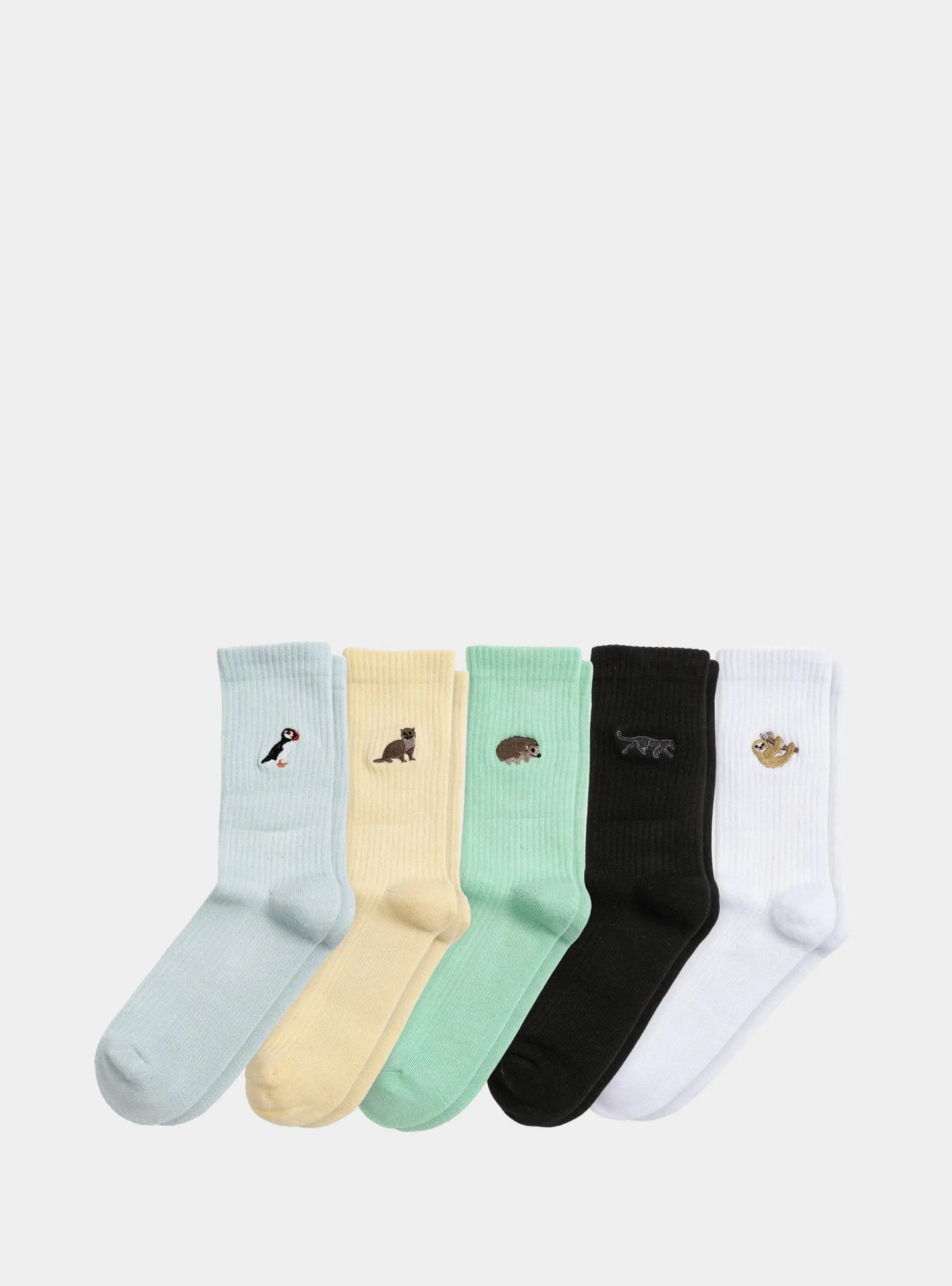 Full Ribbed Bundle 5 Pack Bamboo Sock Set Bare Kind
