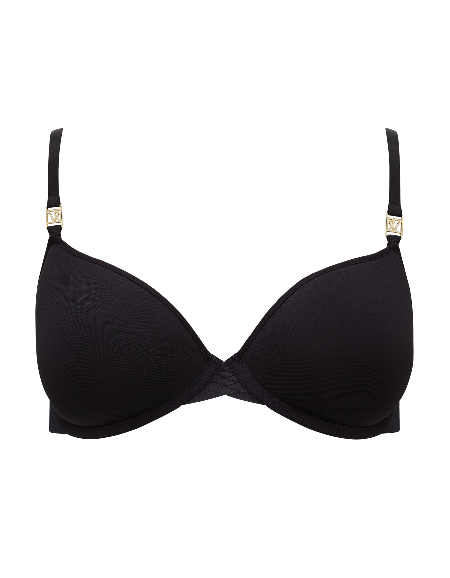 The Stretch Go To T-Shirt Bra - Black Nudea