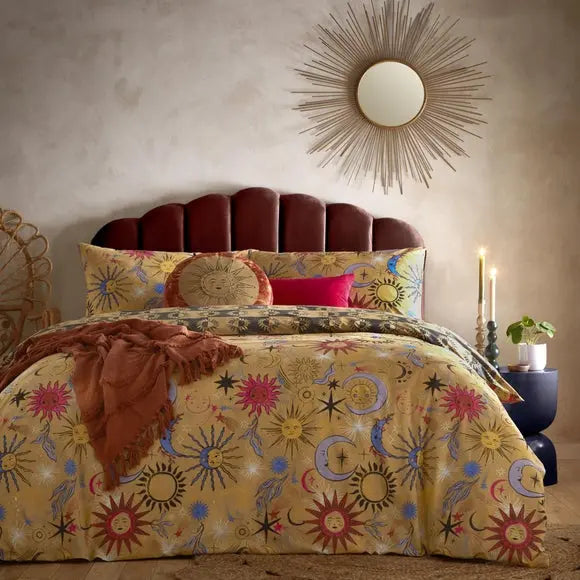 Furn Ethereal Star Reversible Duvet Cover and Pillowcase Set Dunelm