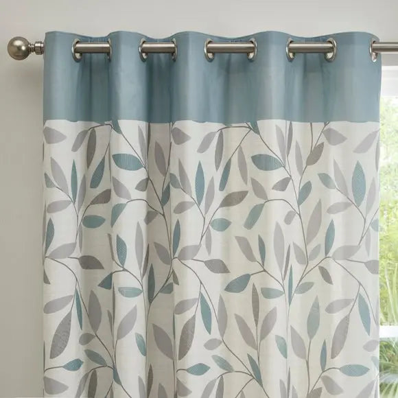 Fusion Beechwood Eyelet Curtains Dunelm