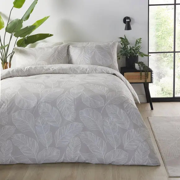 Fusion Matteo Reversible Duvet Cover and Pillowcase Set Dunelm