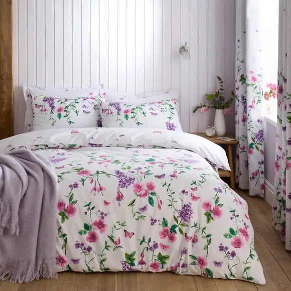 Garden Buddleia Duvet Cover & Pillowcase Set Dunelm