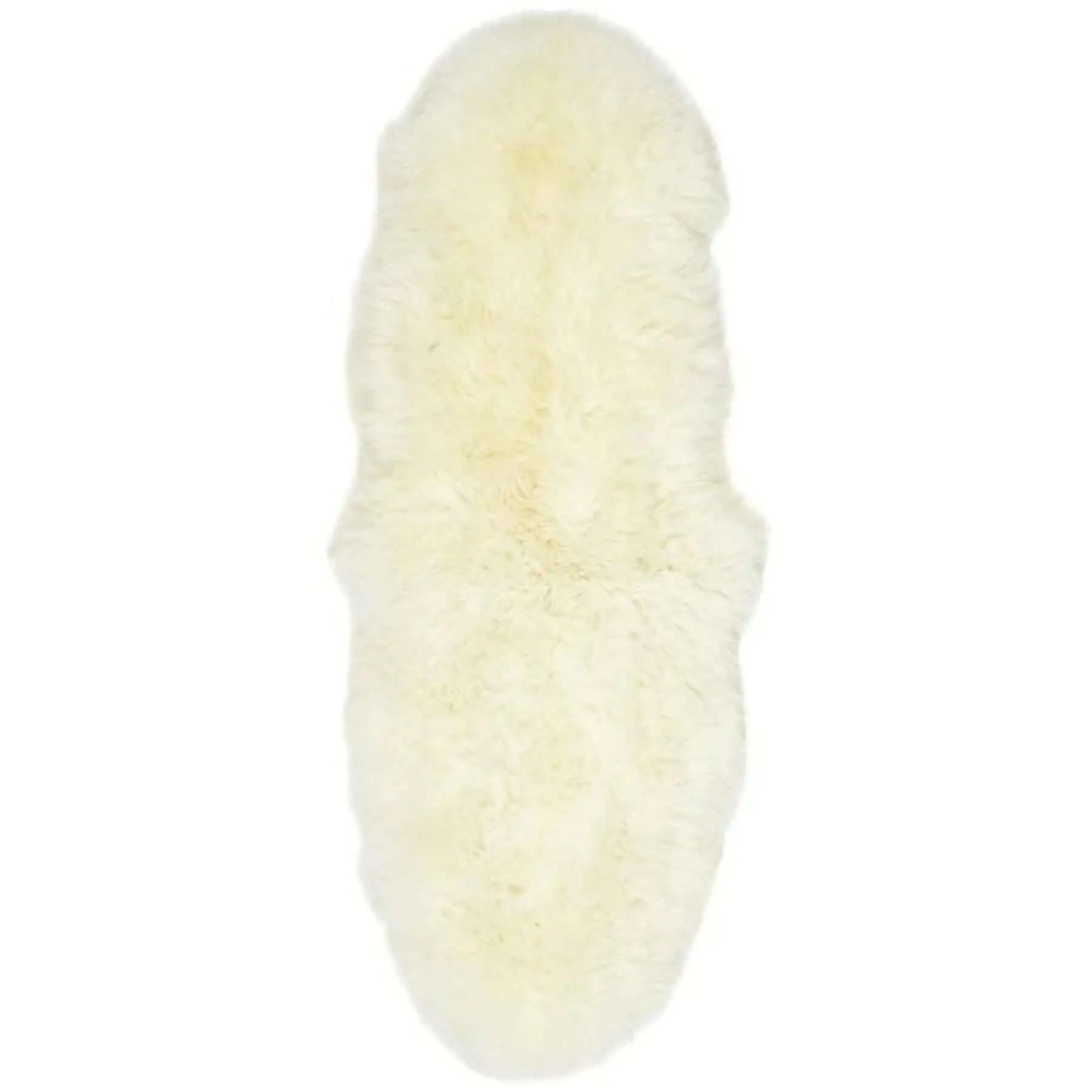 Genuine Natural Cream Sheepskin Faux Fur Rug The Rugs