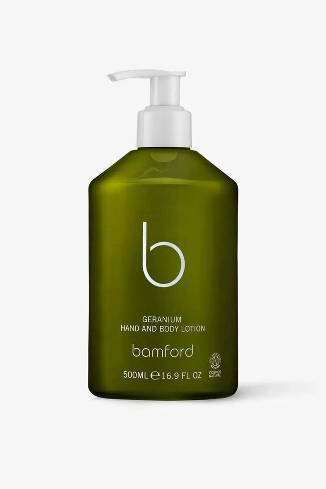 Geranium Hand and Body Lotion Bamford