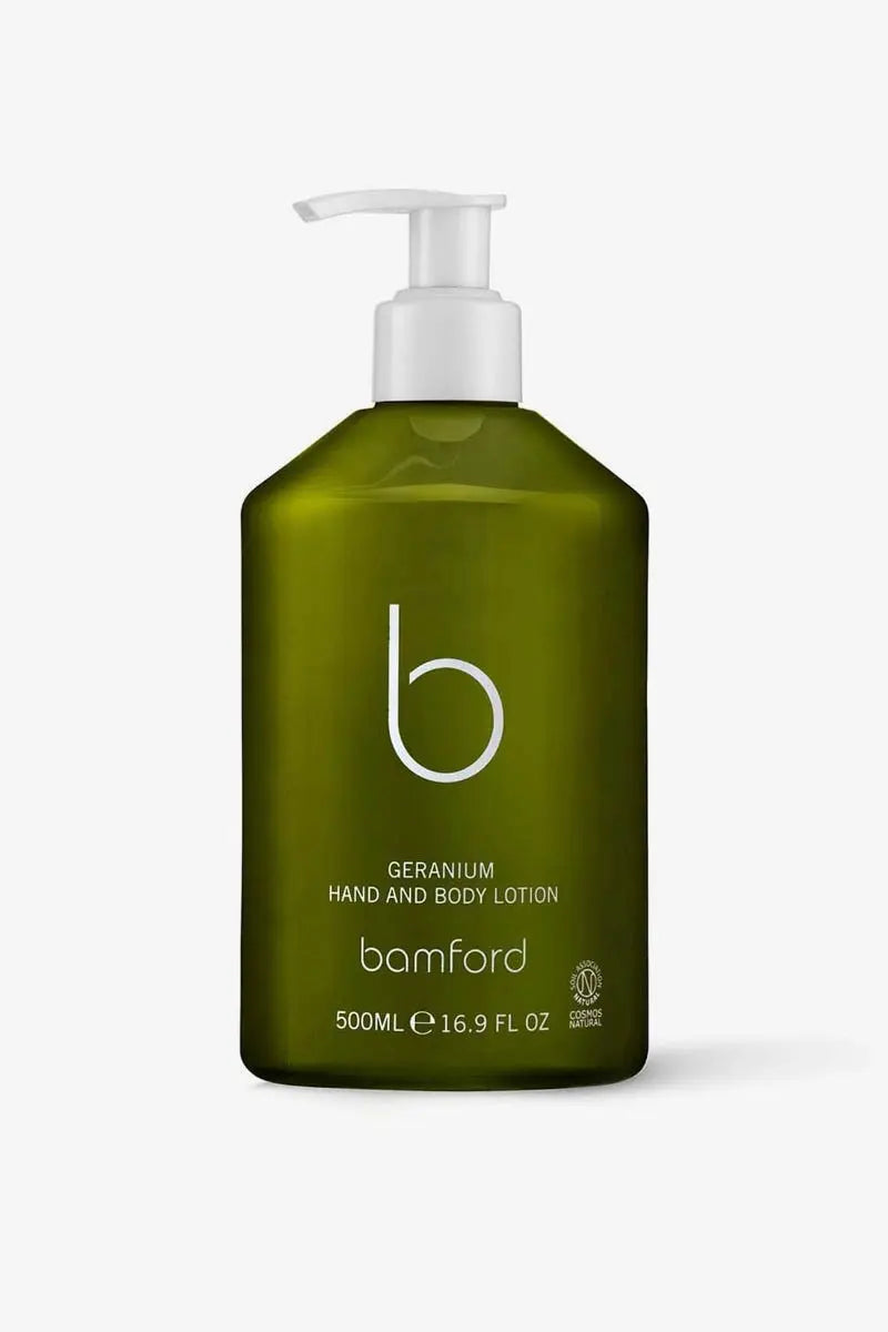Geranium Hand and Body Lotion Bamford
