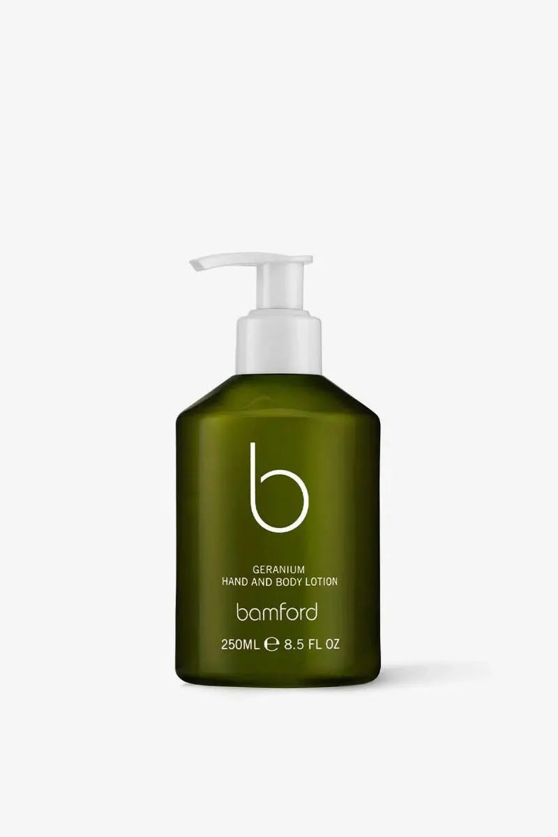Geranium Hand and Body Lotion Bamford