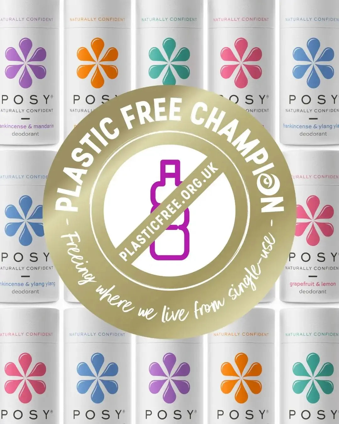 Ginger & Mint Deodorant Posy London Natural Deodorant, Skin & Hair Products