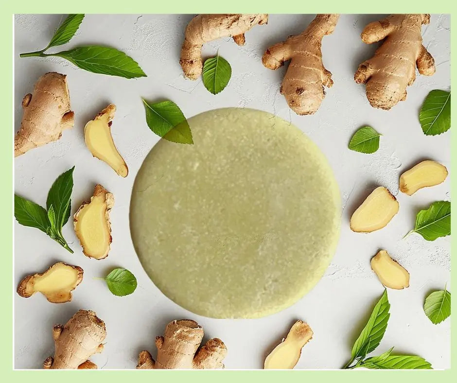 Ginger & Mint Shampoo Bar Posy London Natural Deodorant, Skin & Hair Products