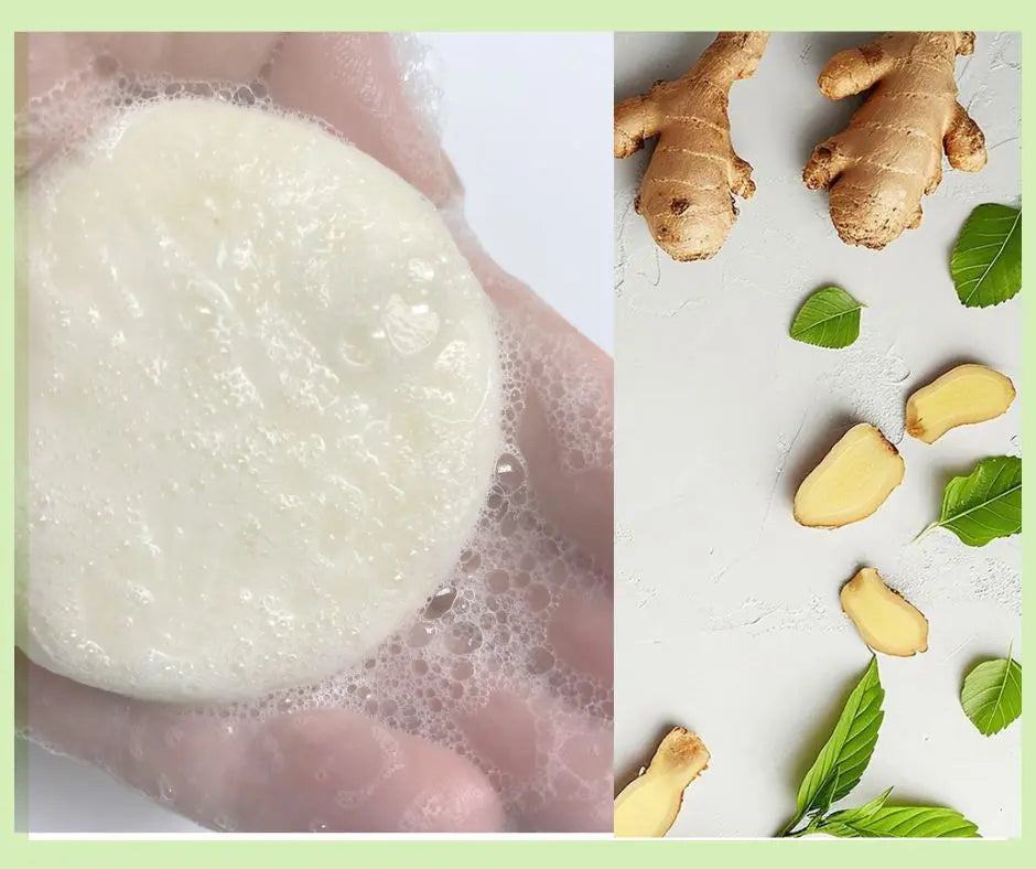 Ginger & Mint Shampoo Bar Posy London Natural Deodorant, Skin & Hair Products