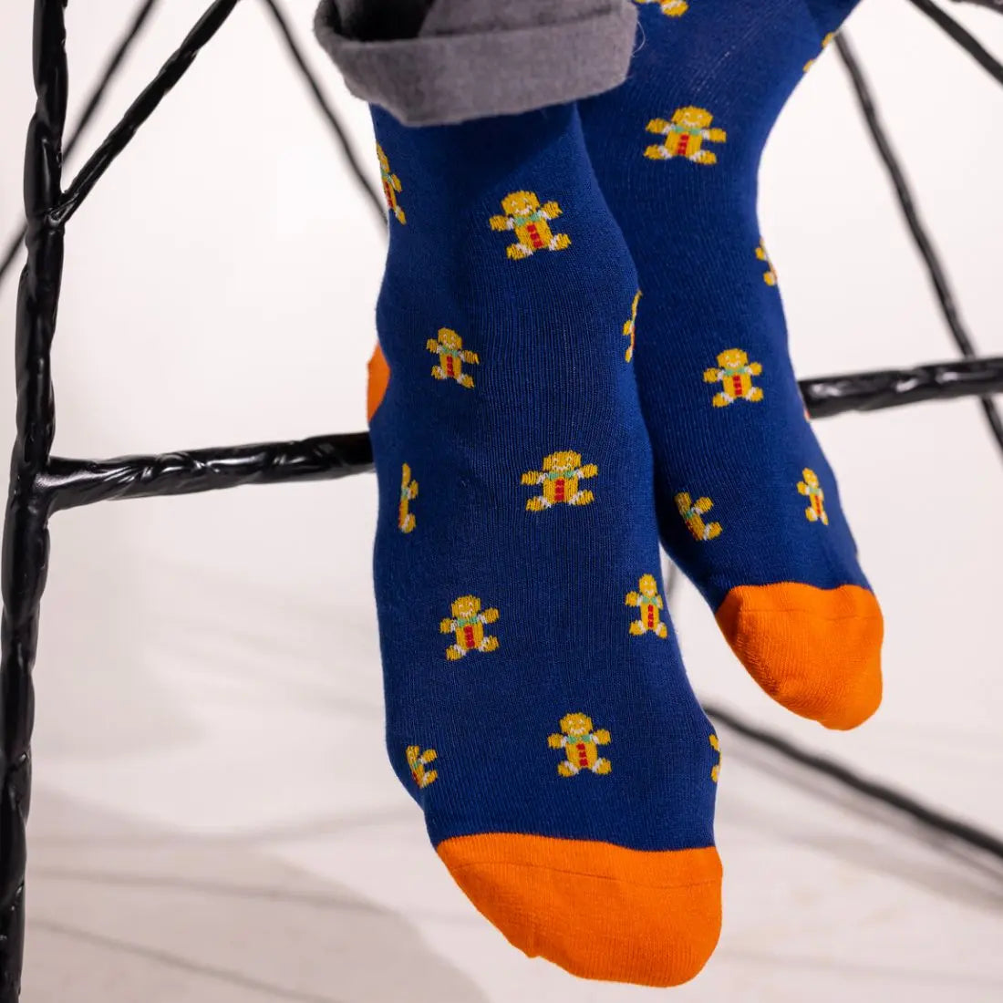 Gingerbread Men Bamboo Socks Swole Panda