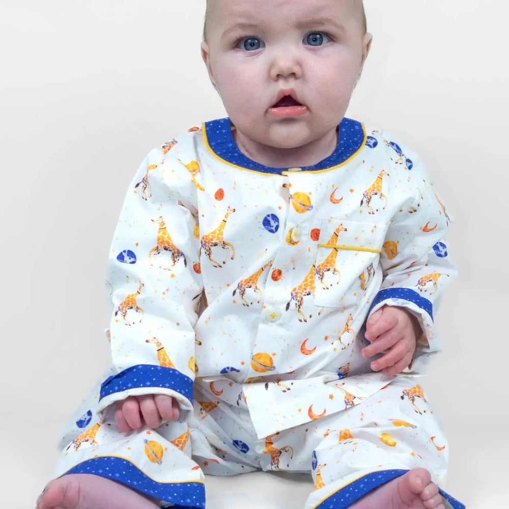 Giraffe Odyssey Baby Pyjama Trouser Set Kutti Lulu