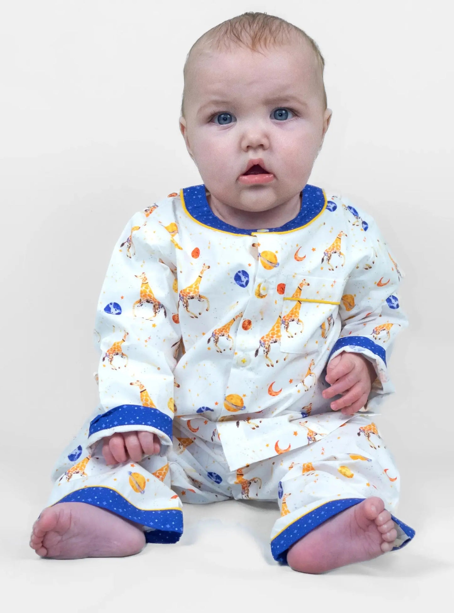 Giraffe Odyssey Baby Pyjama Trouser Set Kutti Lulu