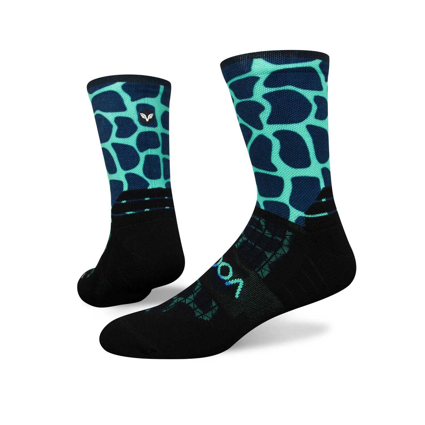 Giraffe Skin Quarter Sock Vooma Socks UK