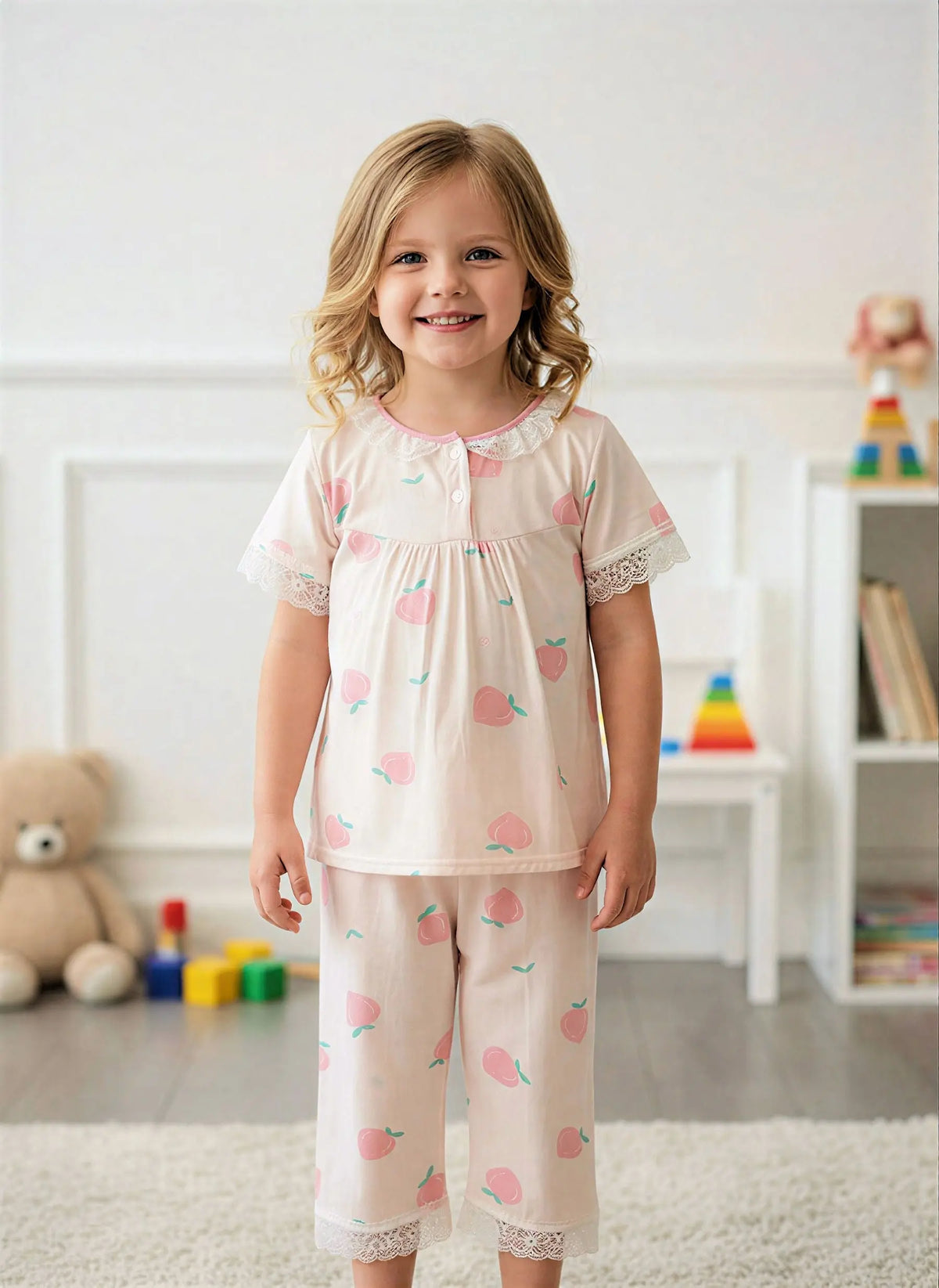 Girls Lightweight Pyjama Trouser Set BEAU KiD