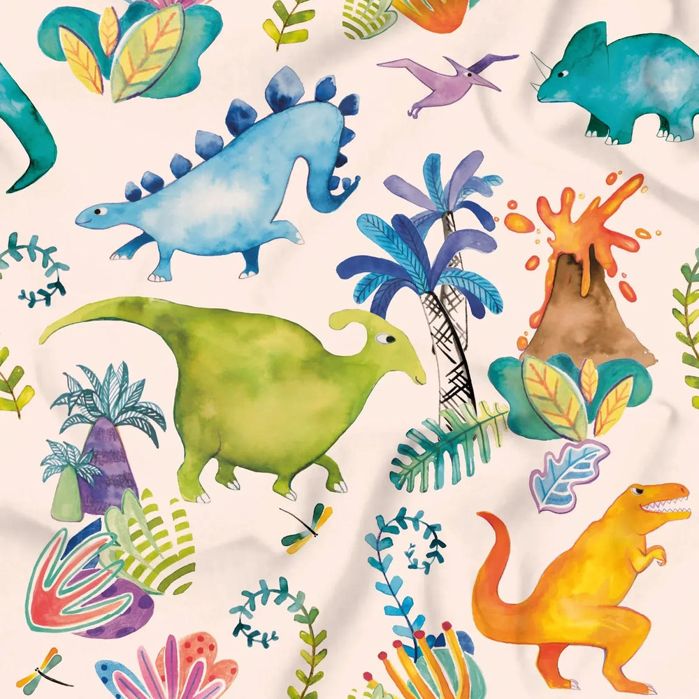 Girls Long Pyjamas - Dinosaurs Woodstock Laundry