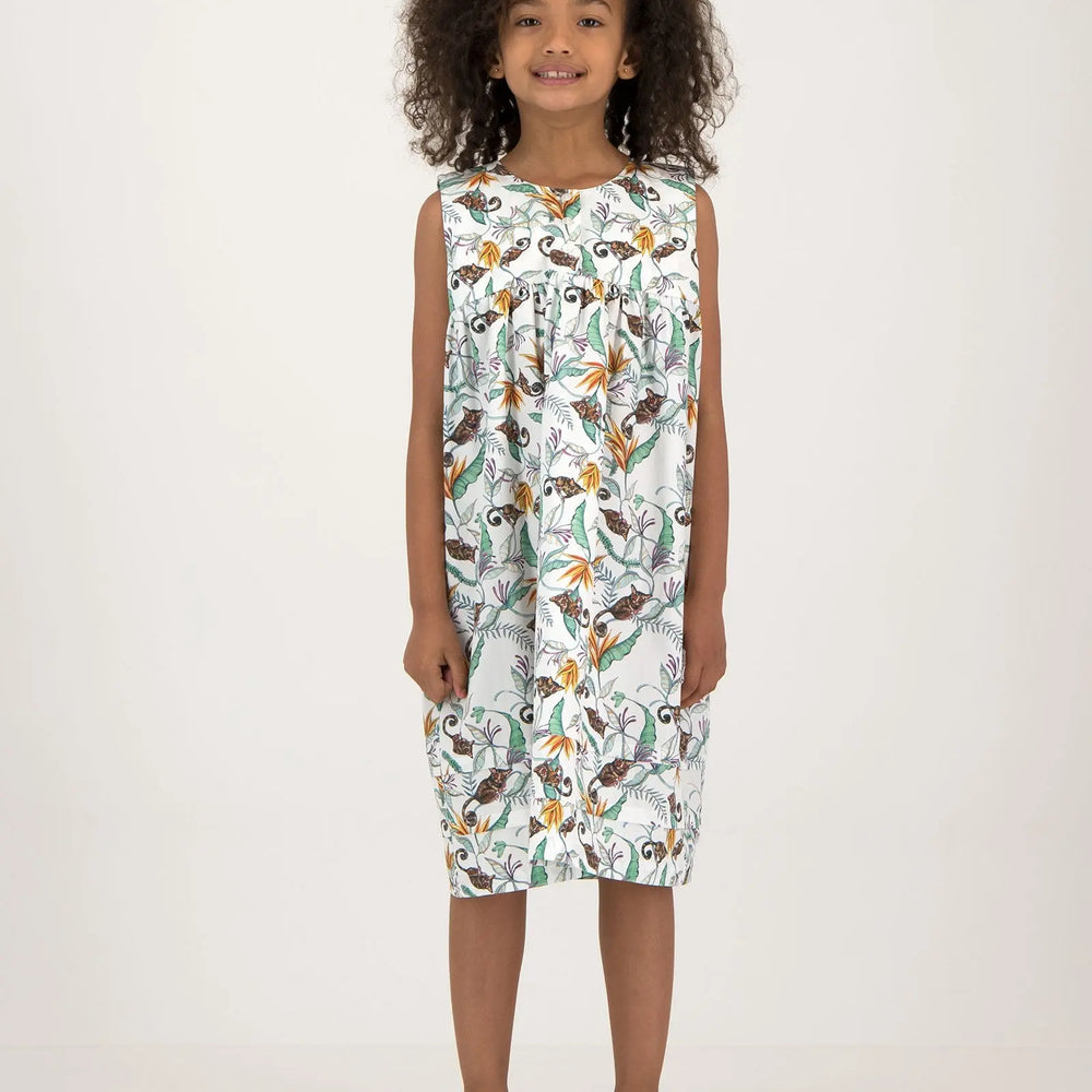 Girls Nighty - Night Monkeys White Woodstock Laundry