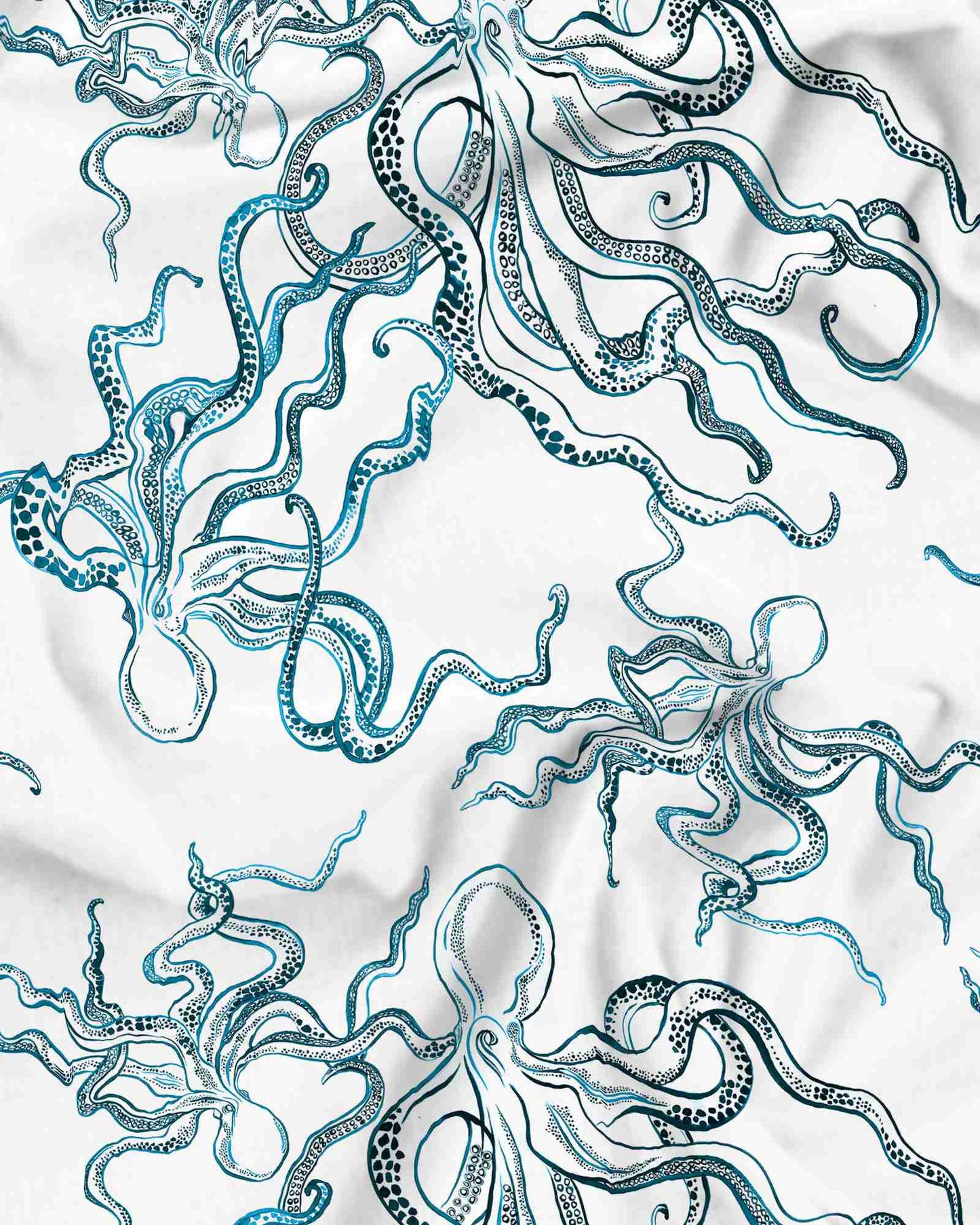 Girls Nighty - Octopus Indigo Woodstock Laundry