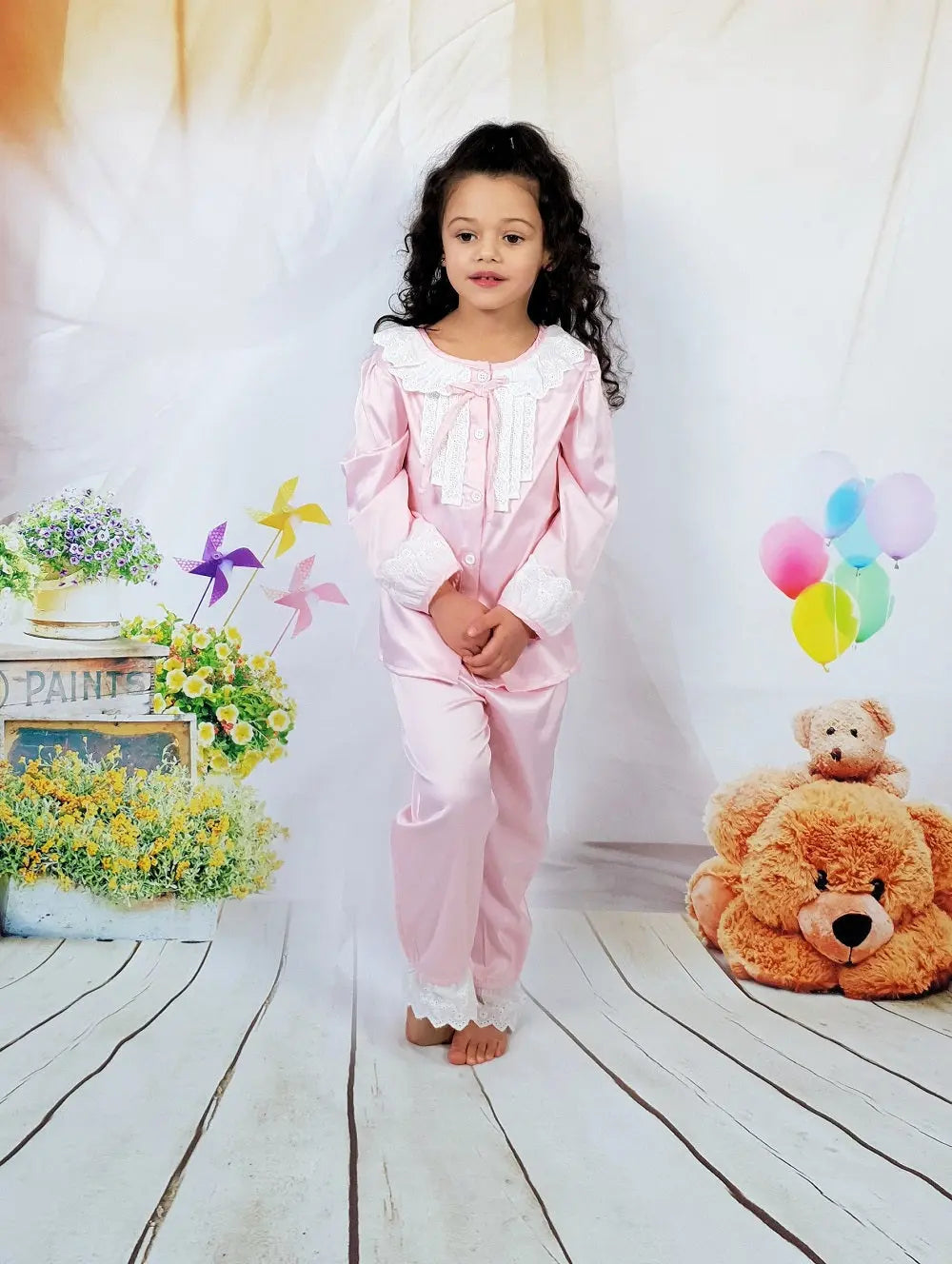 Girls Satin Pyjama Trouser Set BEAU KiD