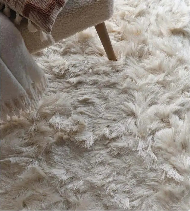 Glamour Shaggy Rug Plain Design The Rugs