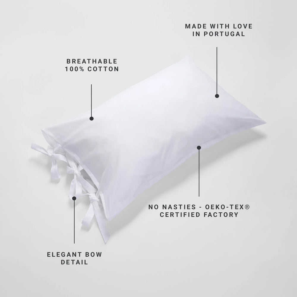 Glassette Cloud 100% Cotton Pillowcase The Secret Linen Store