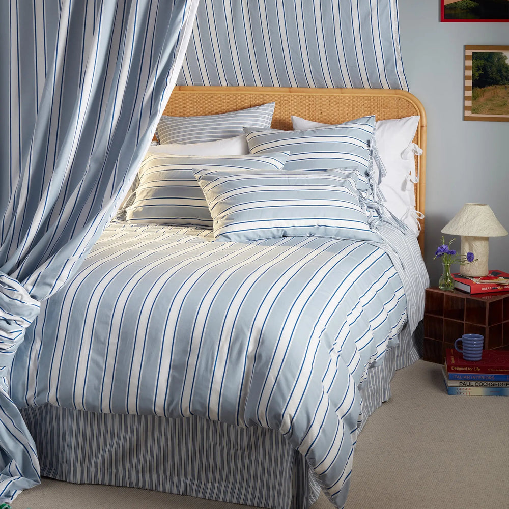 Glassette Teddy Stripe 100% Cotton Valance The Secret Linen Store