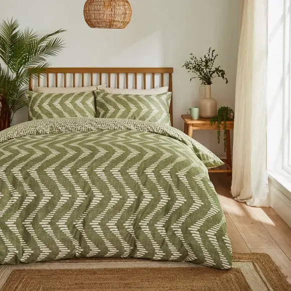 Global Escape Duvet Cover & Pillowcase Set Dunelm