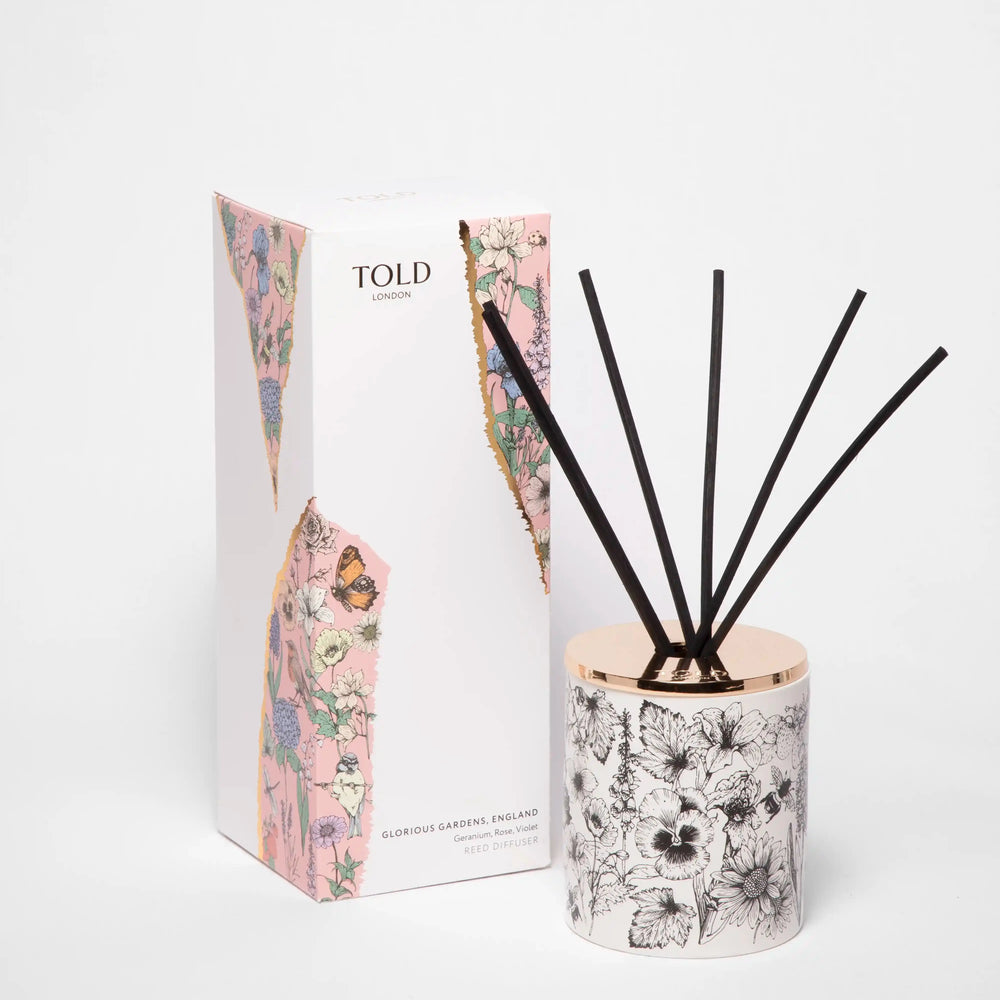 Glorious Gardens, England Diffuser, 200ml Told London
