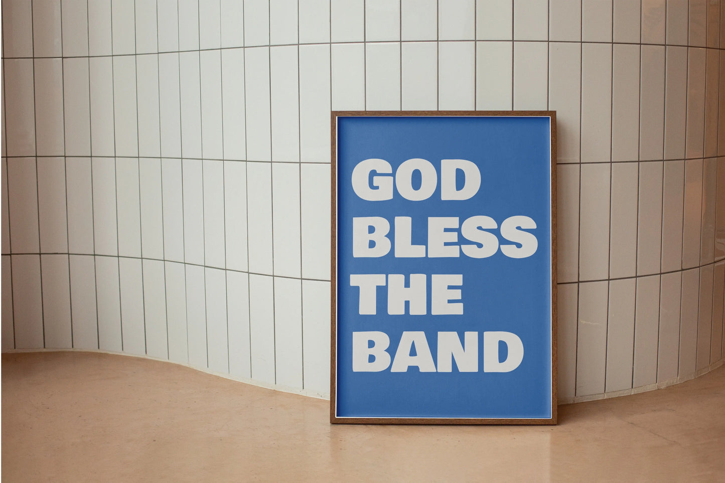 God Bless The Band (Courteeners) A4 Lyric Art Print whowhatclaireart